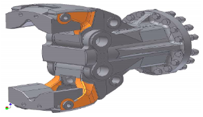 rail-bound hydraulic forging manipulator