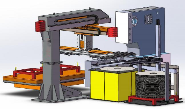 16T Slot Puncher Automatic production line with truss for rotor and stator