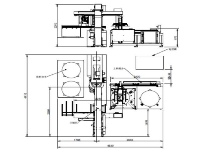 layout of the 16T automatic production line